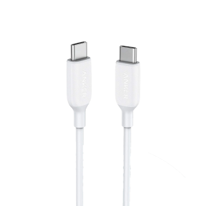 Anker Powerline III USB-C to USB-C Fast Charging Cord (3 ft)-White