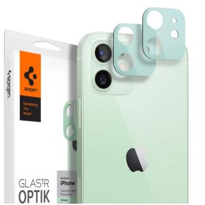 [2 Pack] iPhone 12 Optic Lens Tempered Glass-Green