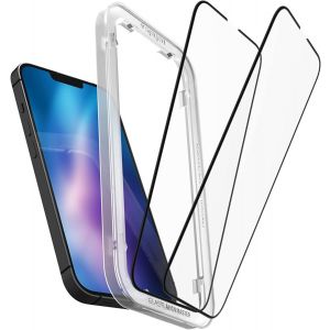 [2 Pack] iPhone 14 / iPhone 13 Pro / iPhone 13 AlignMaster Full Cover Glass