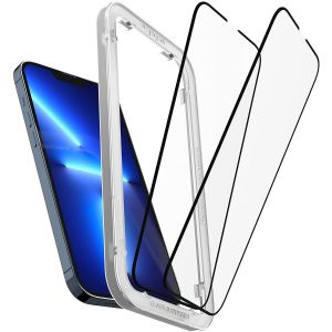 [2 Pack] iPhone 13 Pro Max AlignMaster Full Coverage Tempered Glass