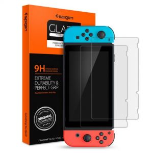 [2 Pack] Nintendo Switch Screen Protector GLAS.tR SLIM