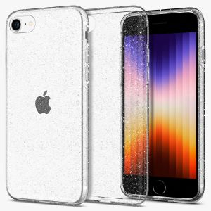 iPhone SE 2020 Case (4.7 inch) iPhone 8 Case iPhone 7 Case Liquid Crystal Glitter-Crystal Quartz