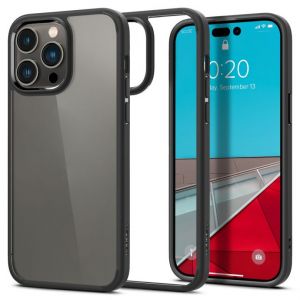 iPhone 14 Pro Max Case Crystal Hybrid-Matte Black
