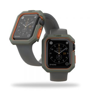 UAG Apple Watch Series SE / 6 / 5 / 4 (44mm) Case Civilian-Olive / Orange